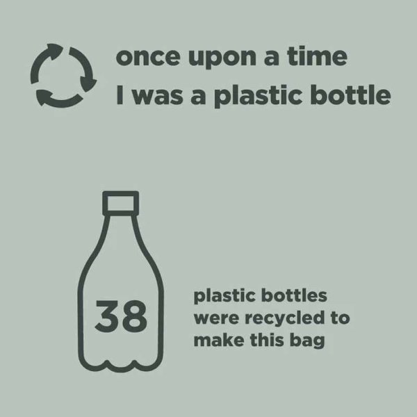 wickelrucksack aus recyclten plastikflaschen von done by deer